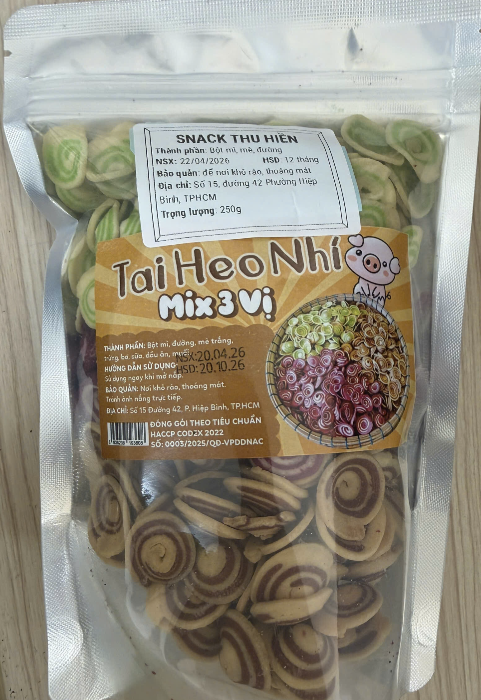 Snack Thu hiền 250gr